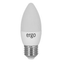 LED лампа ERGO Standard C37 Е27 4W 220V 3000K Теплий б╕лий