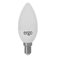 LED лампа ERGO Standard C37 E14 5W 220V 3000K Теплий б╕лий