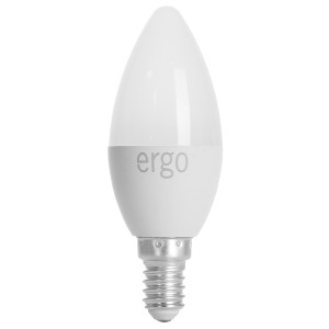 LED Лампа ERGO Basic C37 E14 6W 220V 3000K LED Лампа ERGO Basic C37 E14 6W 220V 3000K