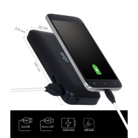 Портативная батарея ERGO LI-16В, 12500 mAh Black