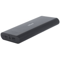 Портативна батарея ERGO LI-63В, 20000 mAh Black
