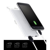 Портативна батарея ERGO LP-91, 5000 mAh White