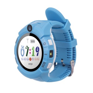 Дитячий смарт-годинник ERGO GPS Tracker Color C010 Blue Дитячий смарт-годинник ERGO GPS Tracker Color C010 Blue
