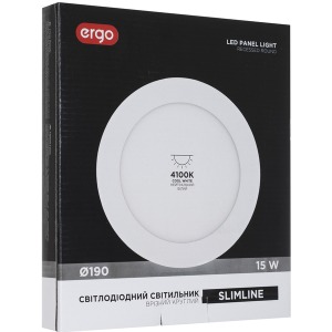 LED Світильник ERGO STD SL 15W 220V 4100K Нейтральний білий LED Світильник ERGO STD SL 15W 220V 4100K Нейтральний білий
