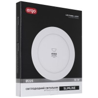 LED-св╕тильник ERGO STD SL 18W 220V 4100K Нейтральний б╕лий