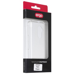 Чохол для смартфона ERGO F501 Magic - TPU Clean Transparent Чохол для смартфона ERGO F501 Magic - TPU Clean Transparent