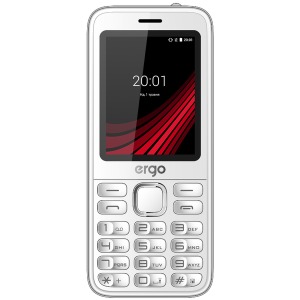 Мобільний телефон ERGO F181 Step Dual Sim White Мобільний телефон ERGO F181 Step Dual Sim White