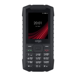 Мобільний телефон ERGO F245 Strength Dual Sim Black Мобільний телефон ERGO F245 Strength Dual Sim Black