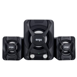 Мультимедійна акустика ERGO ST-2 USB 2.1 Black Мультимедійна акустика ERGO ST-2 USB 2.1 Black