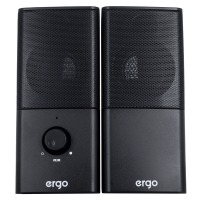 Мультимедійна акустика ERGO S-08 USB 2.0 Black Мультимедійна акустика ERGO S-08 USB 2.0 Black