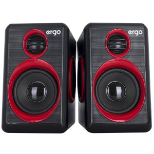 Мультимедійна акустика ERGO S-165 USB 2.0 Red/black Мультимедійна акустика ERGO S-165 USB 2.0 Red/black