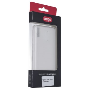 Чохол для смартфона ERGO V551 Aura - TPU Clean + 9H Glass Transparent Чохол для смартфона ERGO V551 Aura - TPU Clean + 9H Glass Transparent