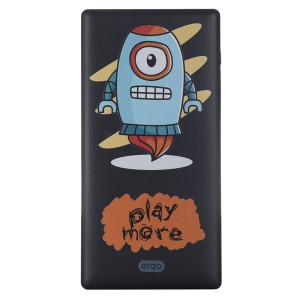 Портативна батарея ERGO LP-83 - 10000 mAh Li-pol Black Robot Портативна батарея ERGO LP-83 - 10000 mAh Li-pol Black Robot