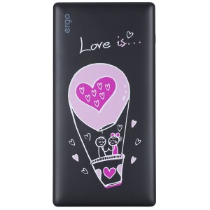 Портативна батарея ERGO LP-83 - 10000 mAh Li-pol Black Balloon Портативна батарея ERGO LP-83 - 10000 mAh Li-pol Black Balloon