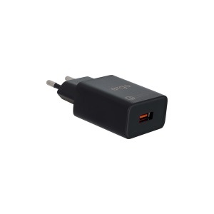 Зарядное устройство ERGO EWC-130QC 1xUSB Wall Charger QC3.0 18W Black Зарядное устройство ERGO EWC-130QC 1xUSB Wall Charger QC3.0 18W Black