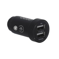 Смартфон ERGO ECC-224 Mini 2.4A 2xUSB Car Charger Black Смартфон ERGO ECC-224 Mini 2.4A 2xUSB Car Charger Black