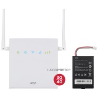 LTE CPE Wi-Fi роутер ERGO R0516 з акумулятором LTE CPE Wi-Fi роутер ERGO R0516 з акумулятором