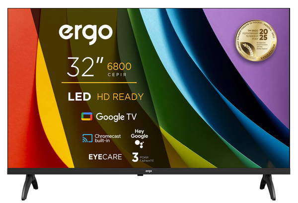 Телевізор ERGO 32JHS6800: опис, характеристики, фото | ERGO Україна