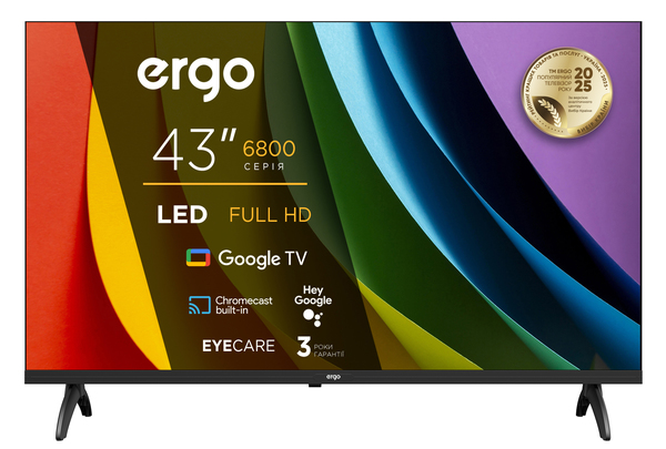 Телевізор ERGO 43JFS6800: опис, характеристики, фото | ERGO Україна