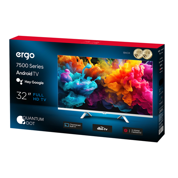 Телевізор ERGO 32JFQ7510: опис, характеристики, фото | ERGO Україна