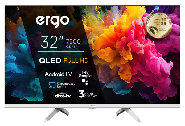 Телевізор ERGO 32JFQ7510: опис, характеристики, фото | ERGO Україна